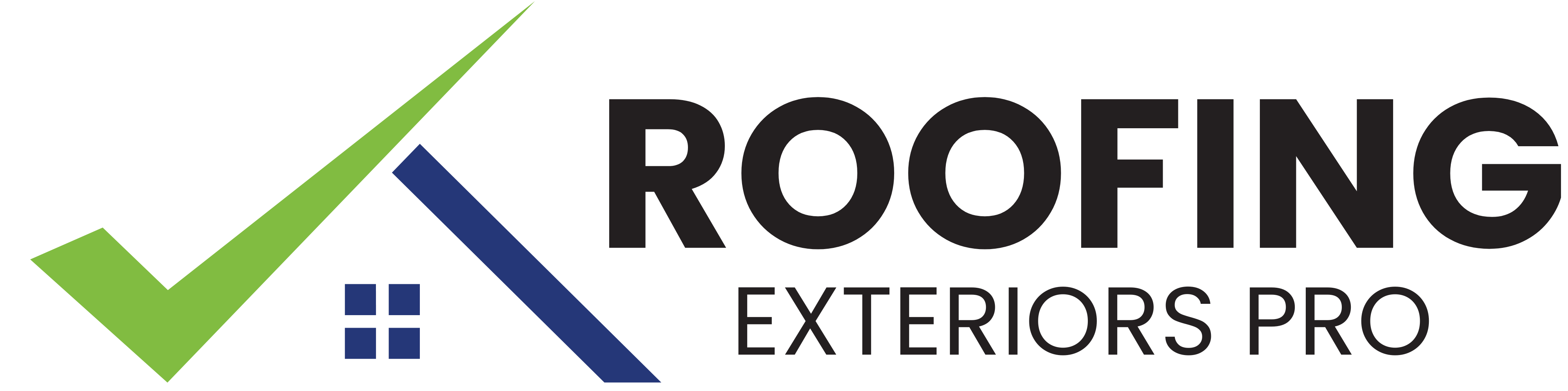 Roofing Exteriors Pro Logo Home Contractor