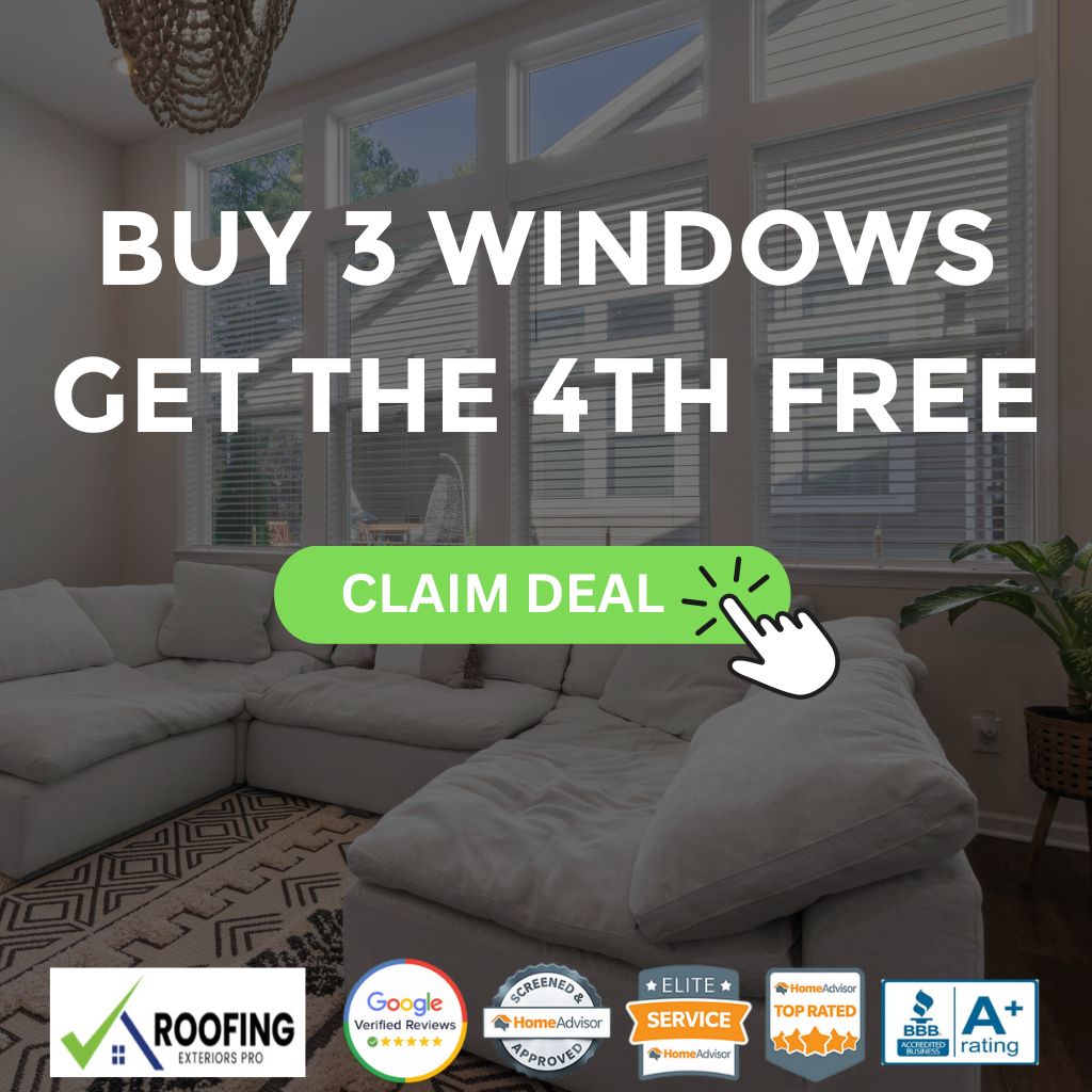 Buy 3 Windows Get 1 Free Window Deal