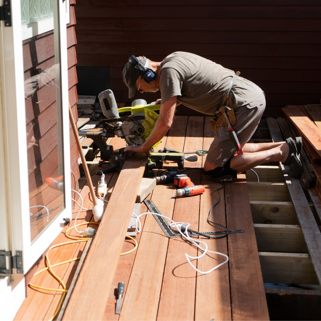 Professional deck installation by Roofing Exteriors Pro in the Triad area, NC