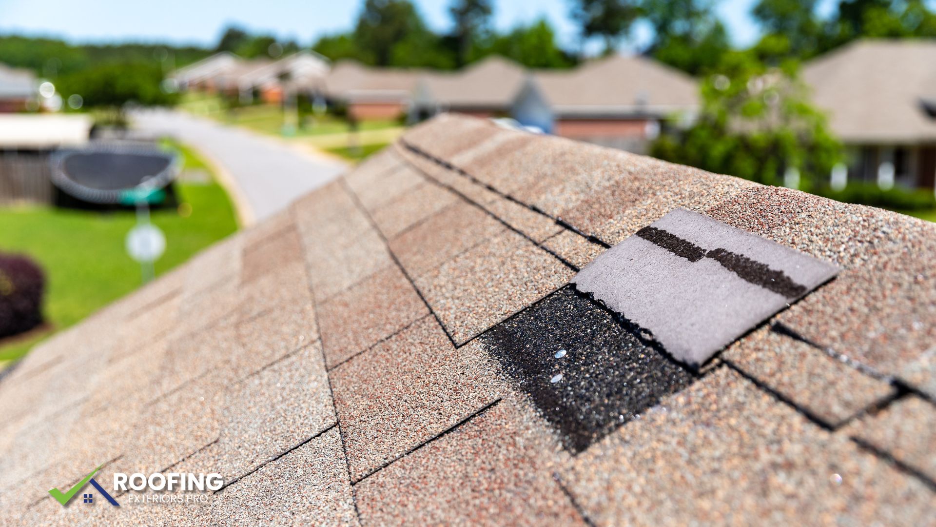 Roof storm damage inspection in High Point, NC by Roofing Exteriors Pro.