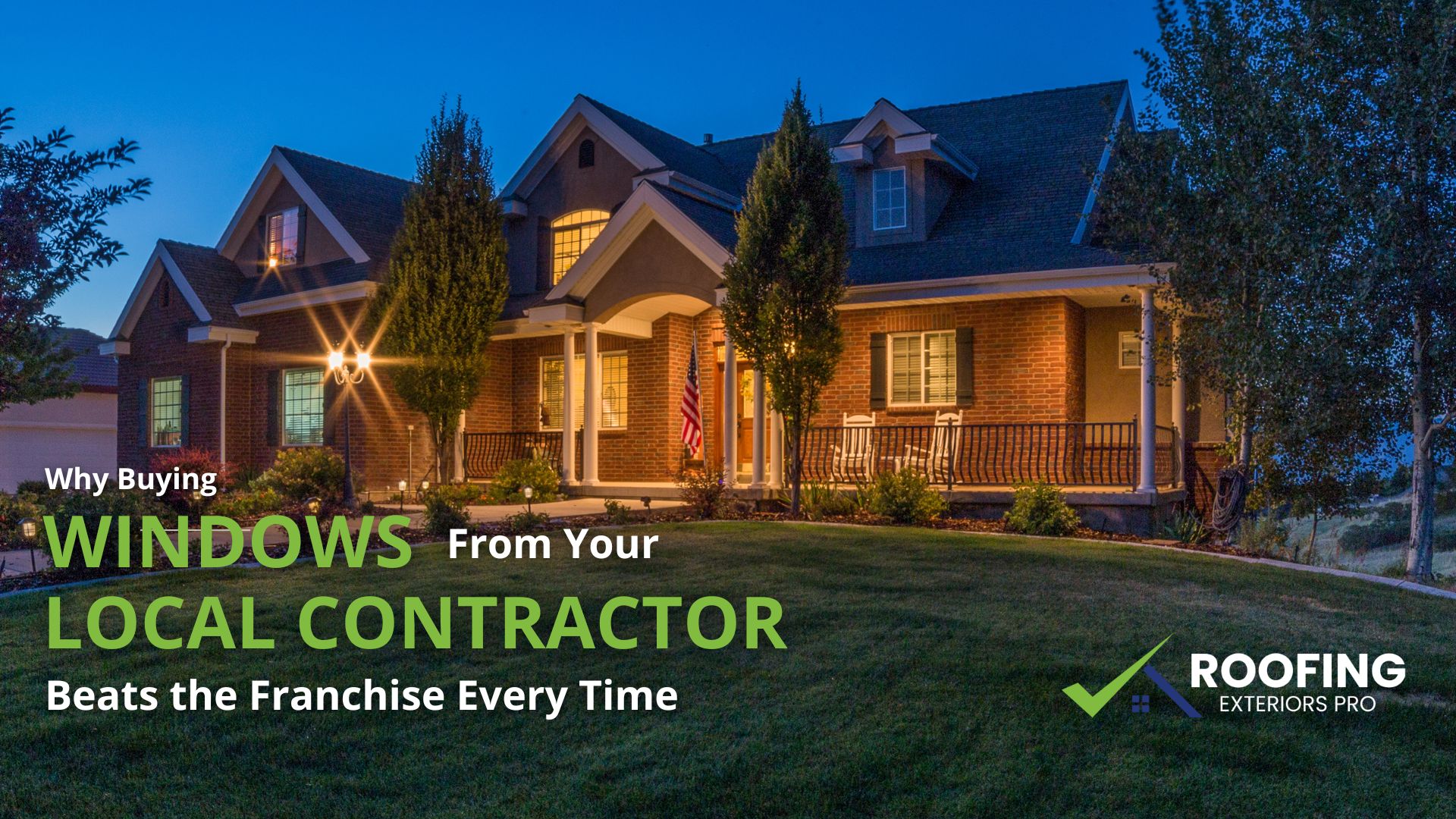 Local contractor installing energy-efficient windows on a home in Greensboro, NC, offering a cost-effective alternative to national franchises.